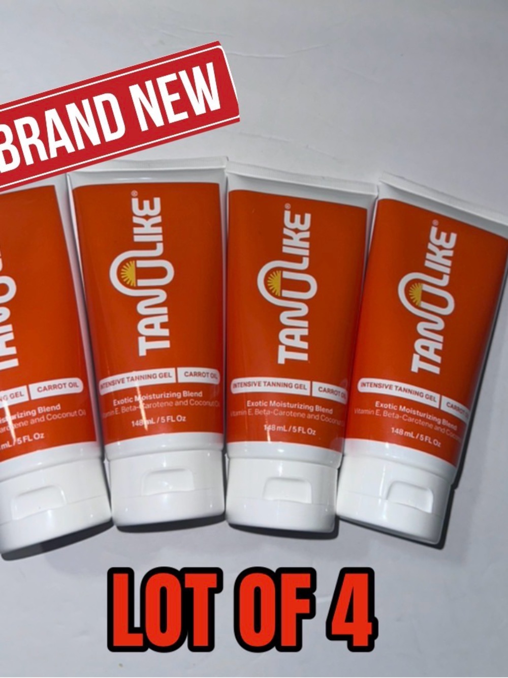 Carrot Tanning Gel with Vitamin E ultimate hydration 148ml 4 PK from TAN U LIKE